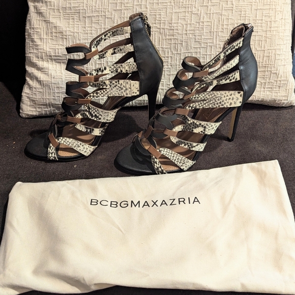 BCBGMaxAzria Valentia Python Leather, 8 - Picture 2 of 4